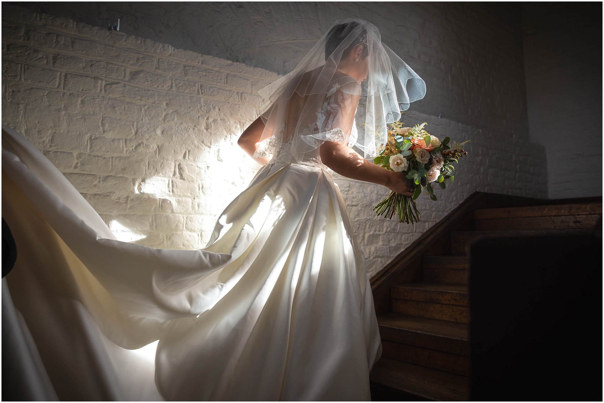 wedding dress. natural light photography wedding day